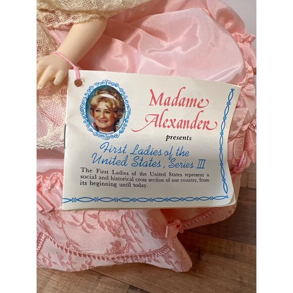 Madame Alexander First Lady Doll Series III Abigail Fillmore Collectible With Bo - Picture 3 of 6